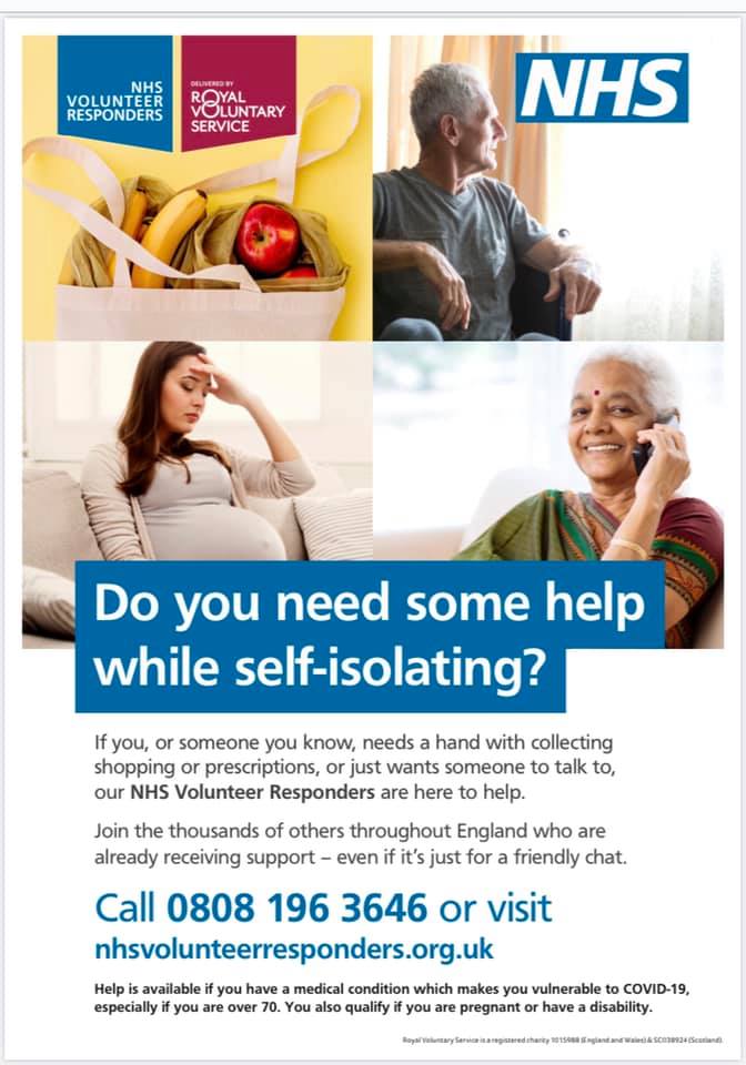 Need help while self-isolating?